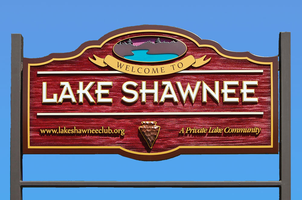 Lake Shawnee Sign